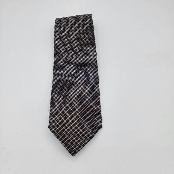 Necktie Mens Tango Max Raab Series Tie USA 56 By 4 Inch Cotten Grey Blue Vintage - Picture 2 of 6